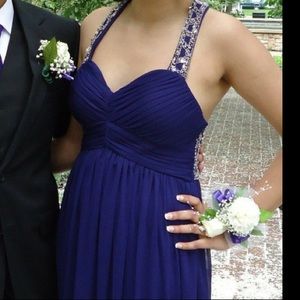 Purple Prom/homecoming dress with sequins